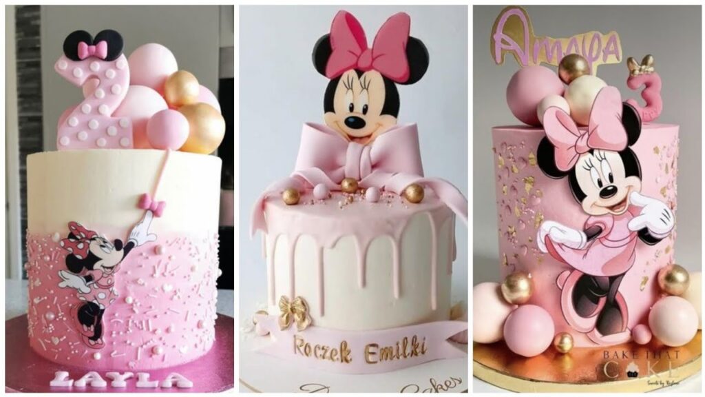 minnie mouse cake design